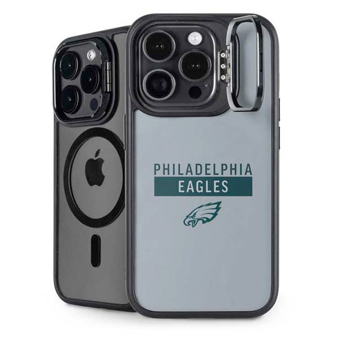 NFL Philadelphia Eagles Silver Performance Series iPhone 16 Pro Kickstand Case